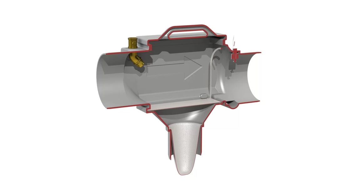 Tankfilter met skimmeroverloop | tot 450m² dak opp