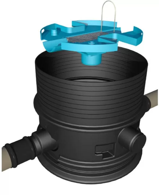 Regenwaterput beton 10.000L | ingebouwde filter | tot 325m2 dak opp